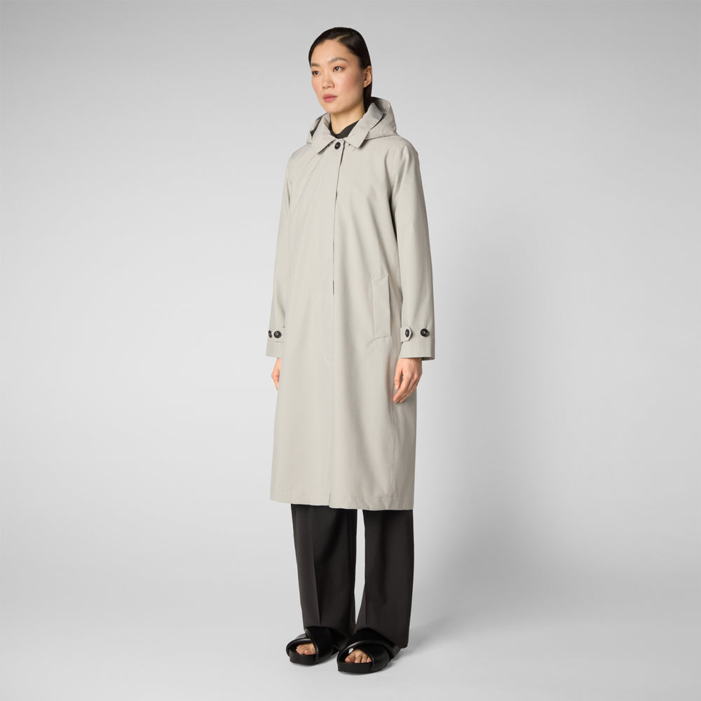 Save the duck Impermeabile donna Asia Beige chiaro Promozione