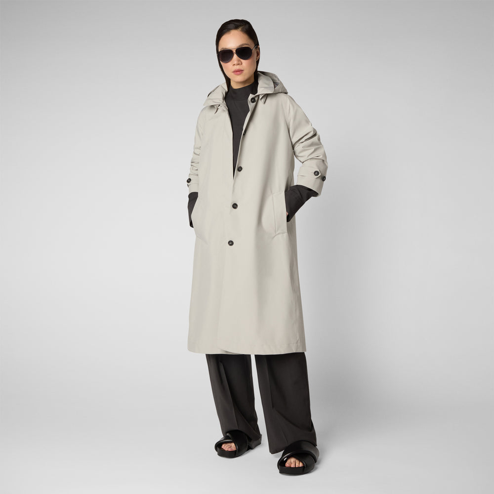 Save the duck Impermeabile donna Asia Beige chiaro Promozione