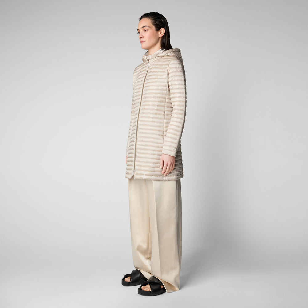 Save the duck Piumino animal free donna Megs beige sabbia Convenienza