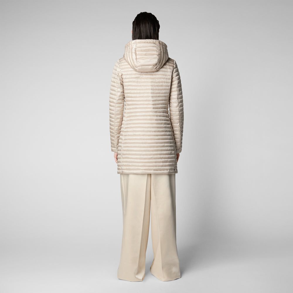 Save the duck Piumino animal free donna Megs beige sabbia Convenienza