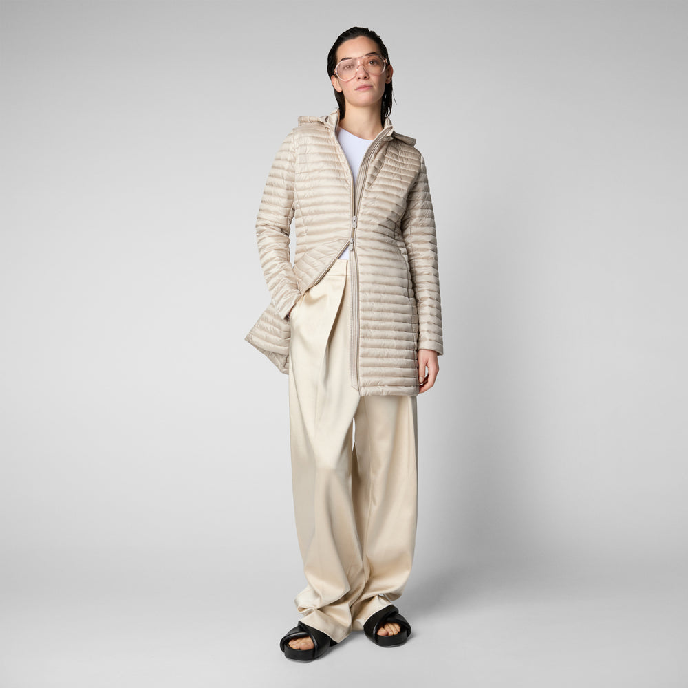 Save the duck Piumino animal free donna Megs beige sabbia Convenienza