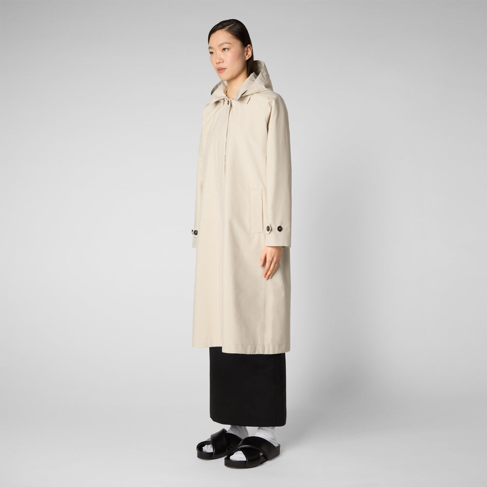 Save the duck Impermeabile donna Asia beige crema Shopping Online