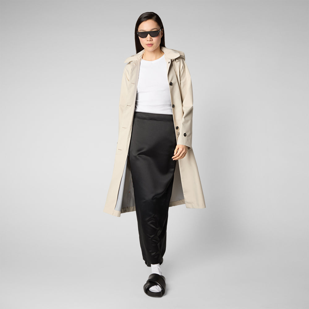 Save the duck Impermeabile donna Asia beige crema Shopping Online