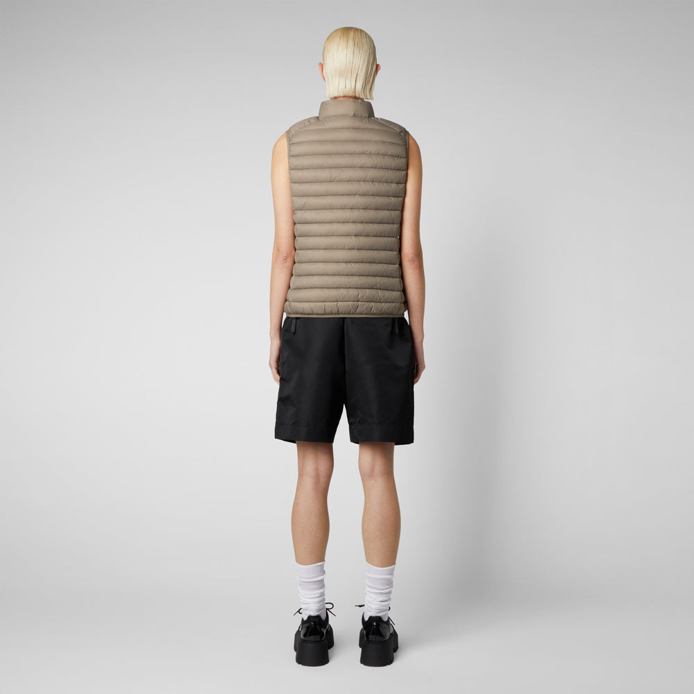 Save the duck Gilet imbottito donna Charlotte Grigio elefante Economico