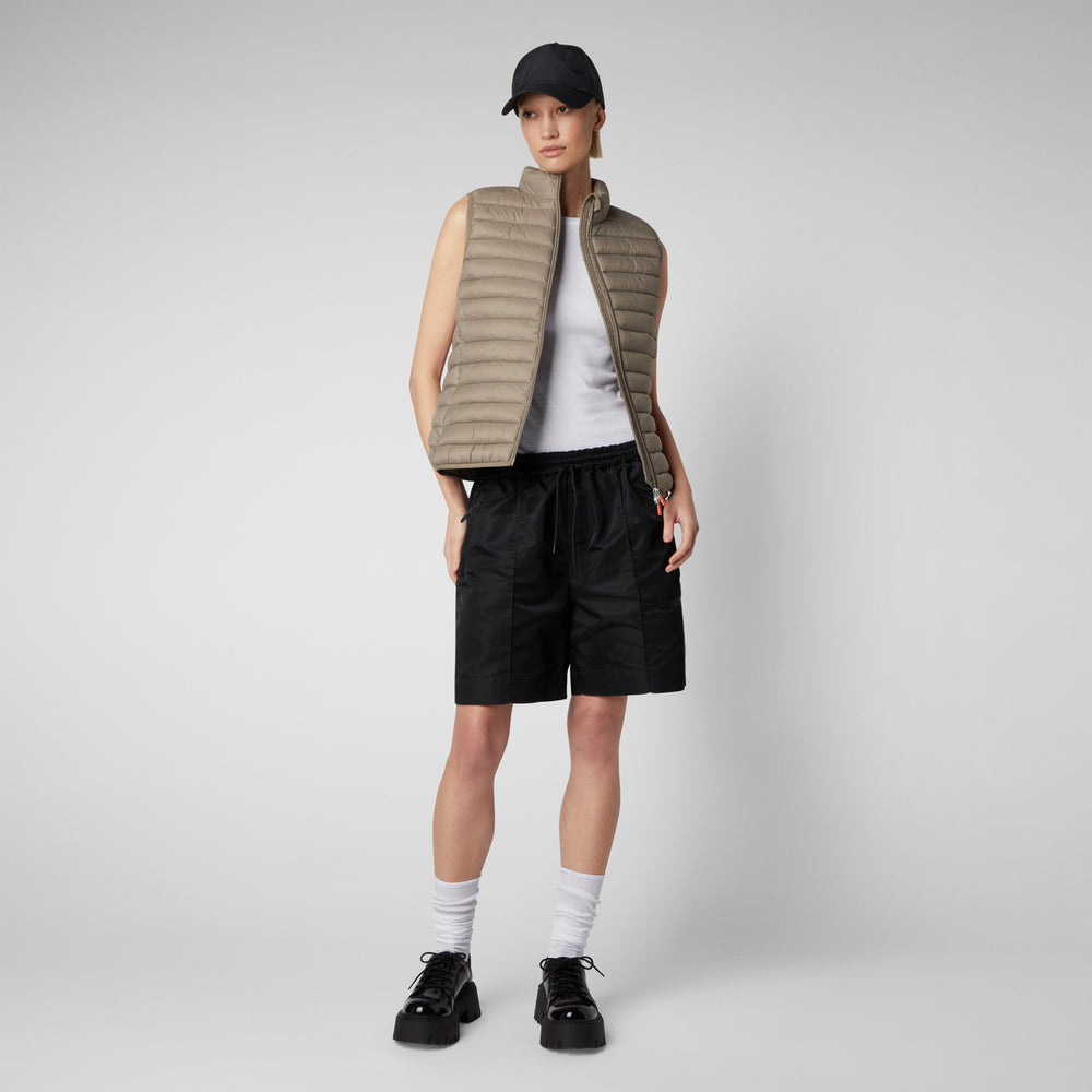 Save the duck Gilet imbottito donna Charlotte Grigio elefante Economico
