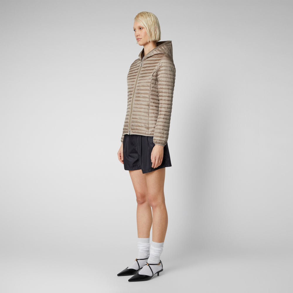 Save the duck Piumino animal free donna Alexa grigio perla In Vendita