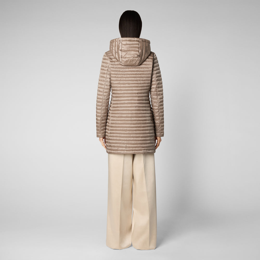 Save the duck Piumino animal free donna Megs grigio perla Saldi