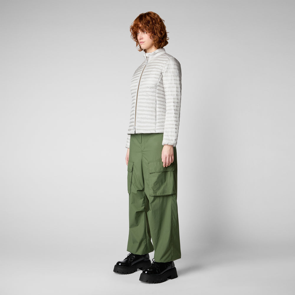 Save the duck Woman's animal puffer Andreina Grigio nebbia Offerte