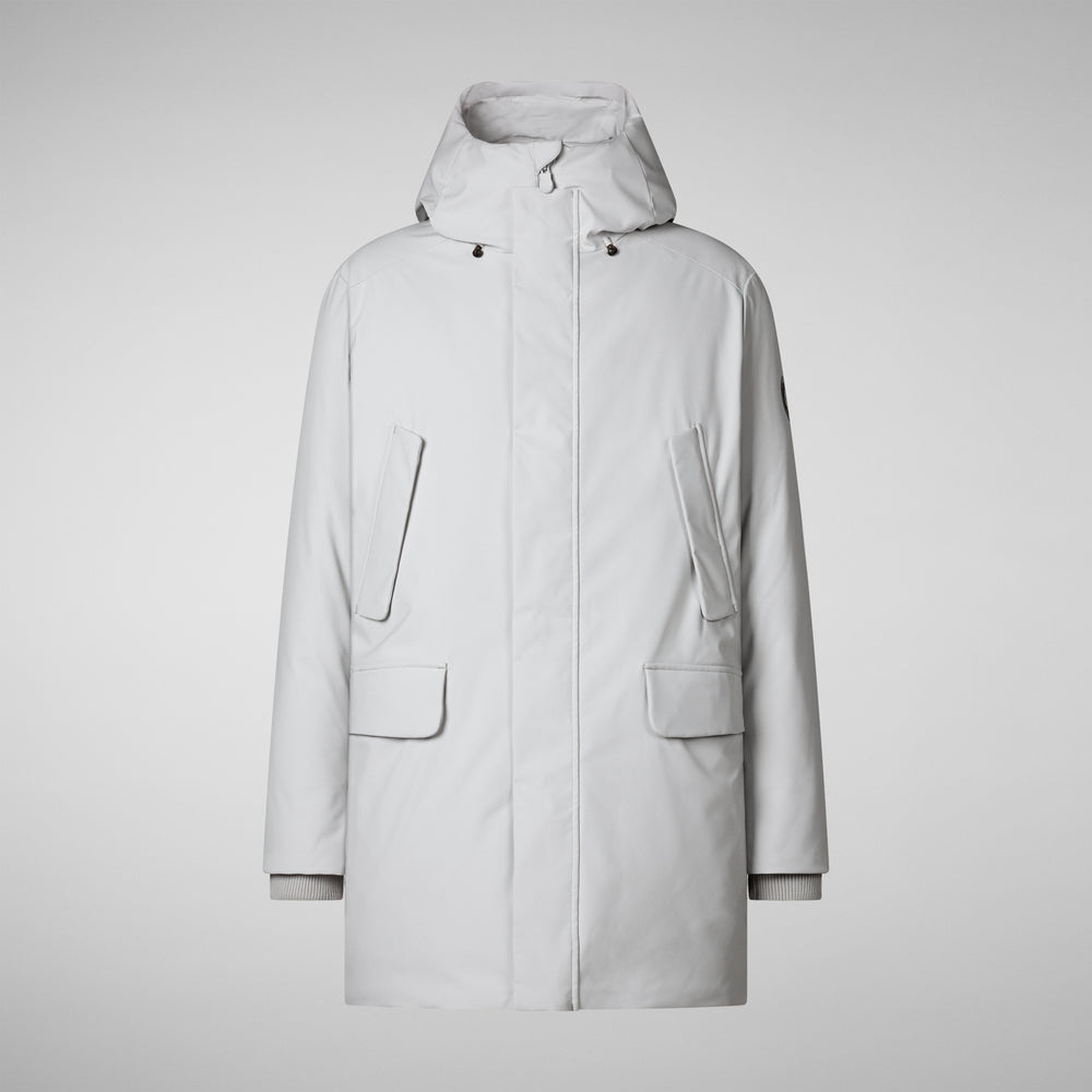Save the duck PARKA UOMO WILSON IN FOG GREY Vendita Economica