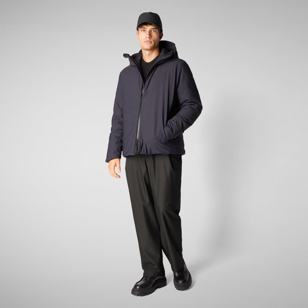 Save the duck PARKA UOMO SABAL IN BLU NERO Italy