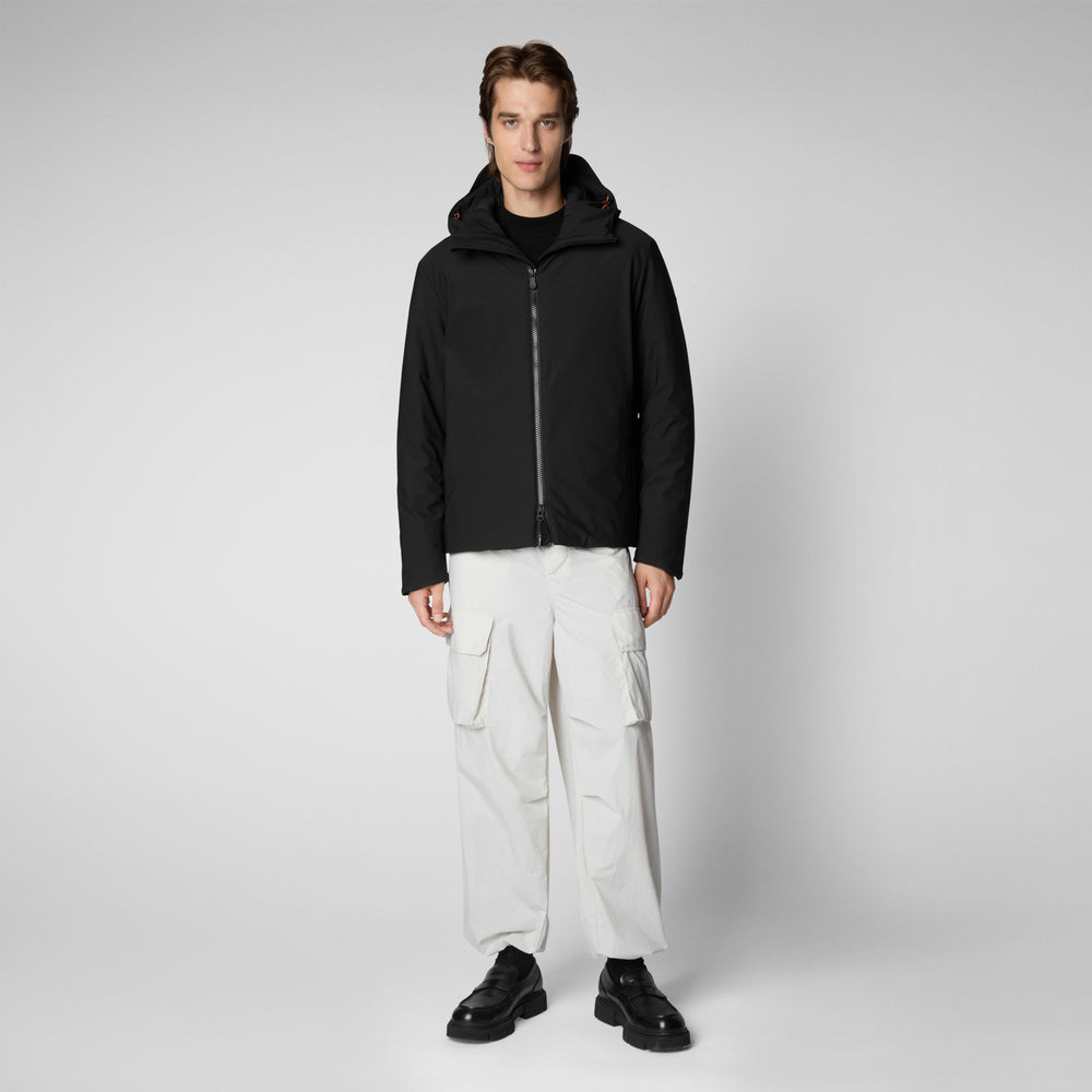 Save the duck PARKA UOMO SABAL IN NERO Shopping online