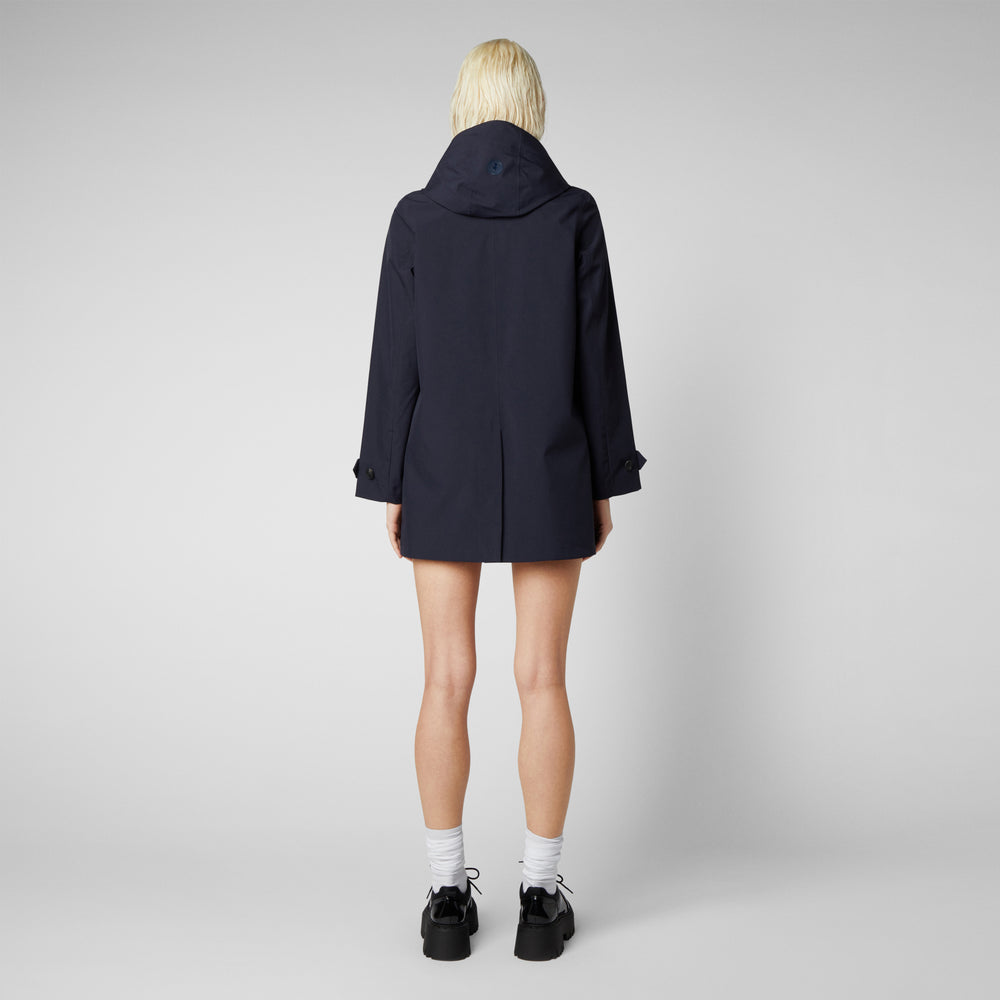 Save the duck Impermeabile donna April blu Nero Offerta natalizia