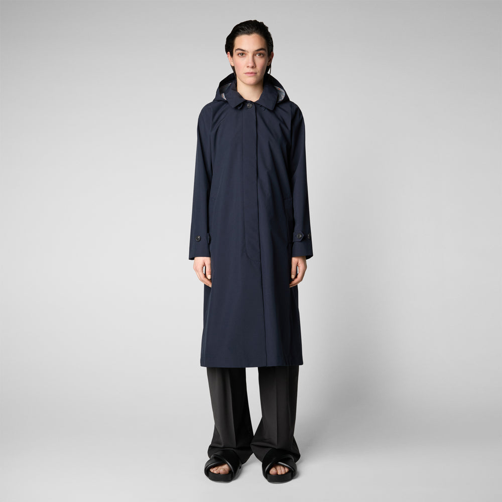 Save the duck Impermeabile donna Asia blu Nero