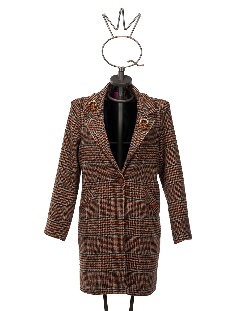 Save The Queen Cappotto corto con applicazioni Soddisfazione Garantita