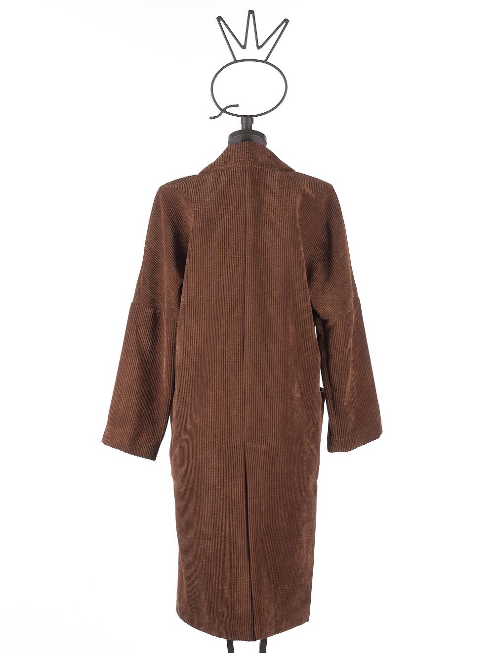 Save The Queen Cappotto marrone di velluto a coste Qualità Garantita
