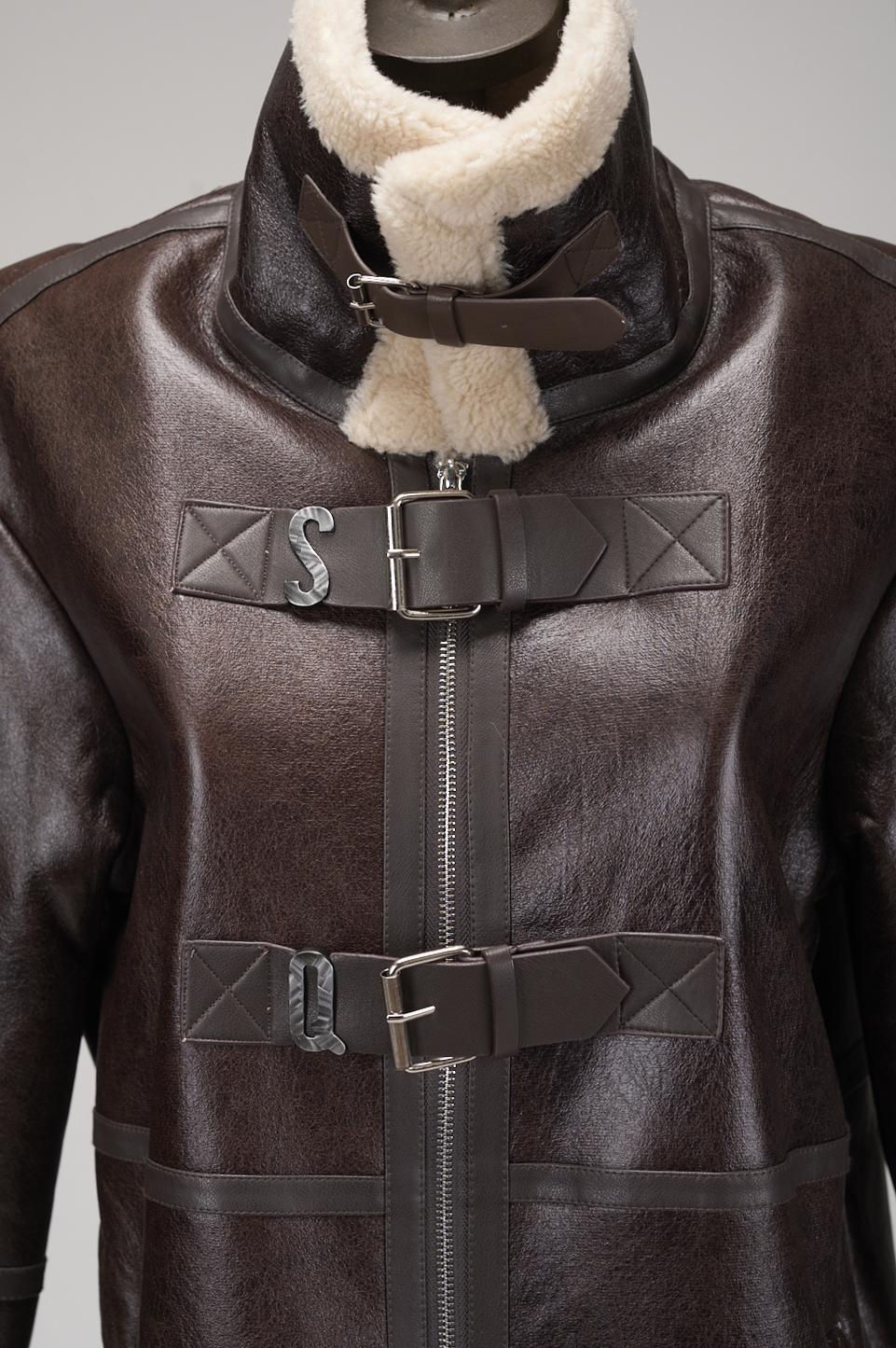 Save The Queen Eco-Shearling lungo Outlet