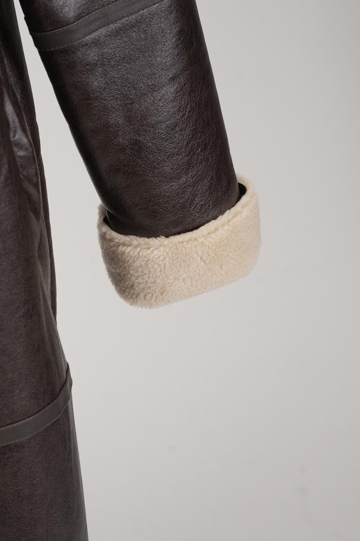 Save The Queen Eco-Shearling lungo Outlet