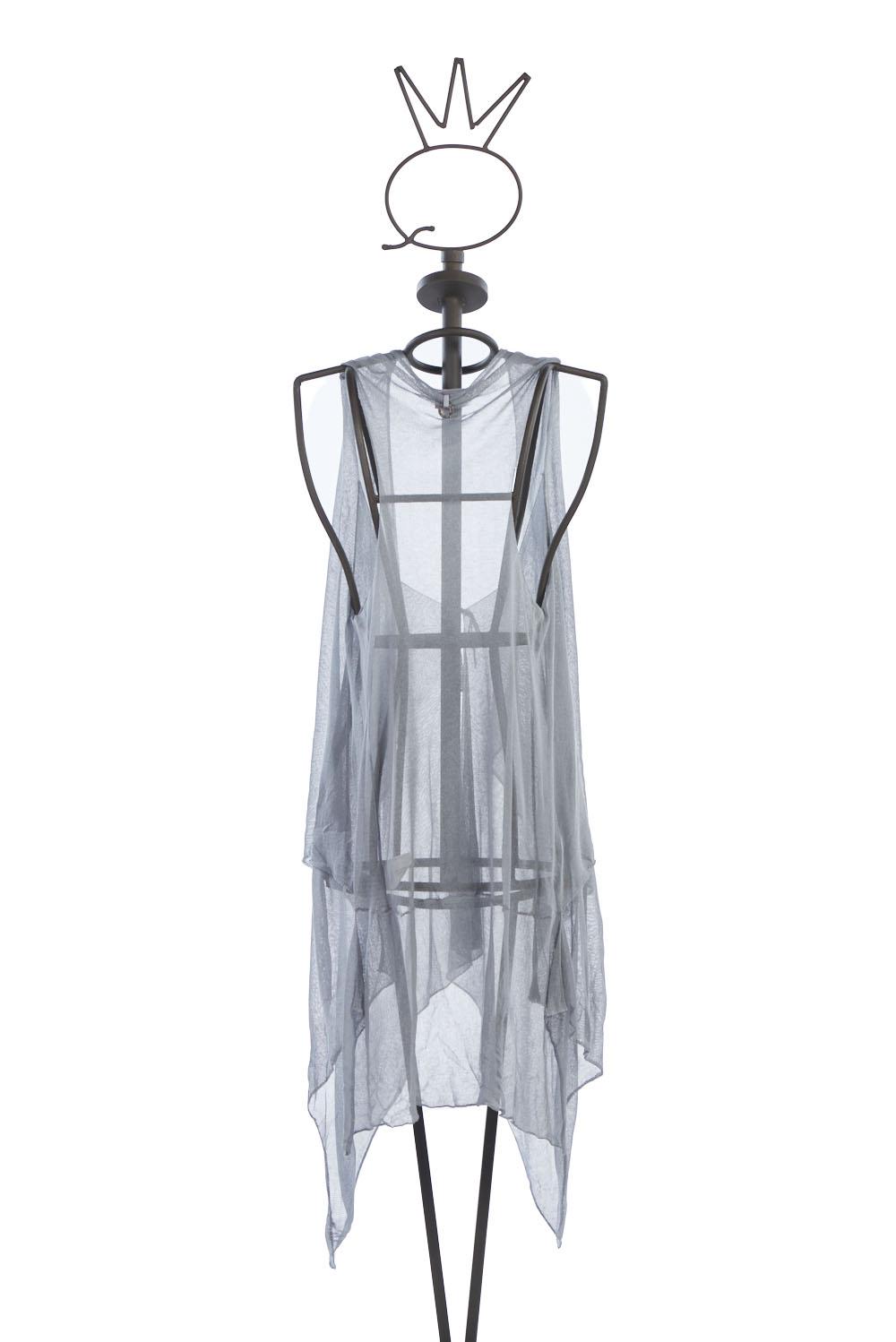 Save The Queen Gilet lungo asimmetrico Vendita Calda