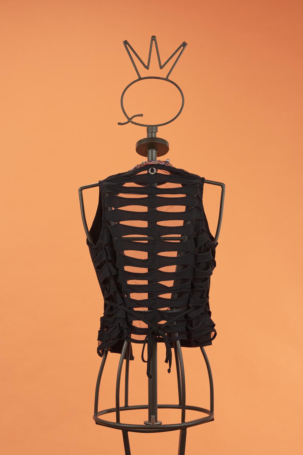 Save The Queen Gilet nero Saldi Di Fabbrica