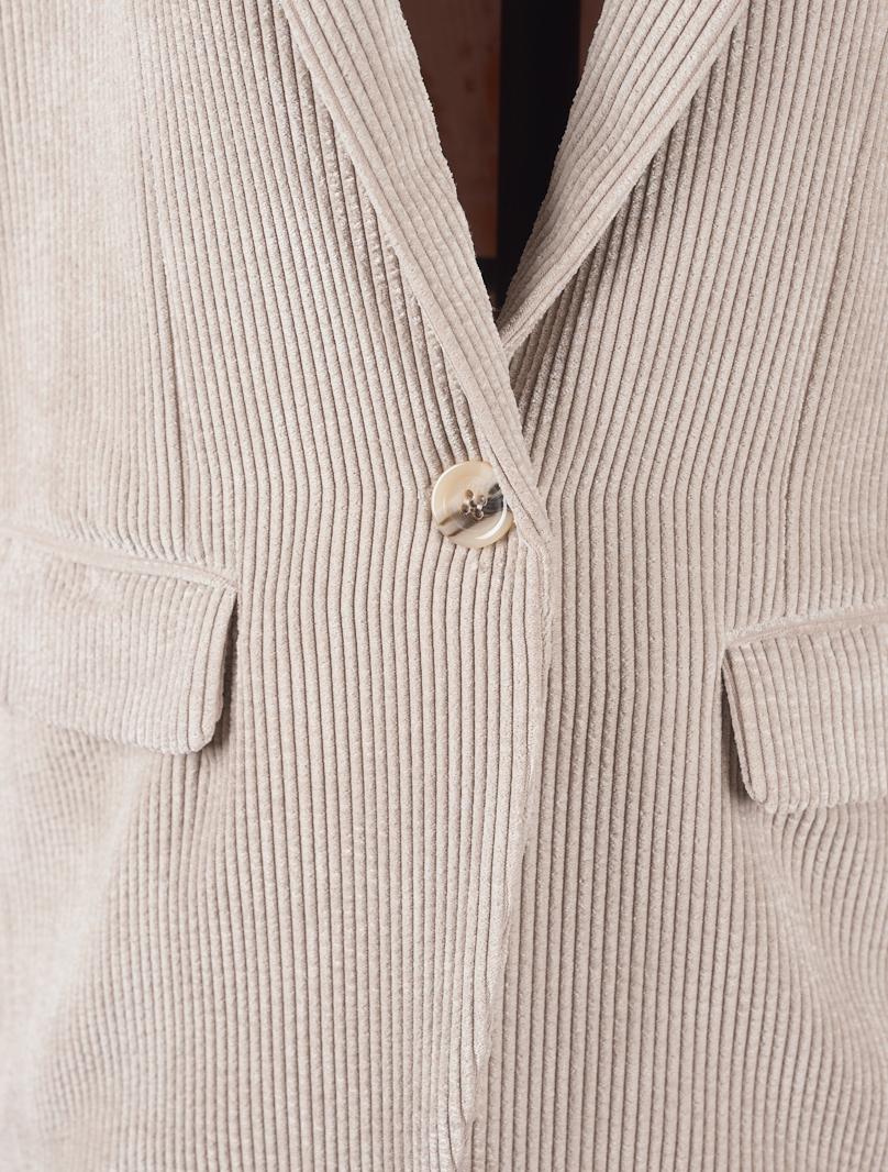 Save The Queen Giacca beige di velluto a coste Negozio