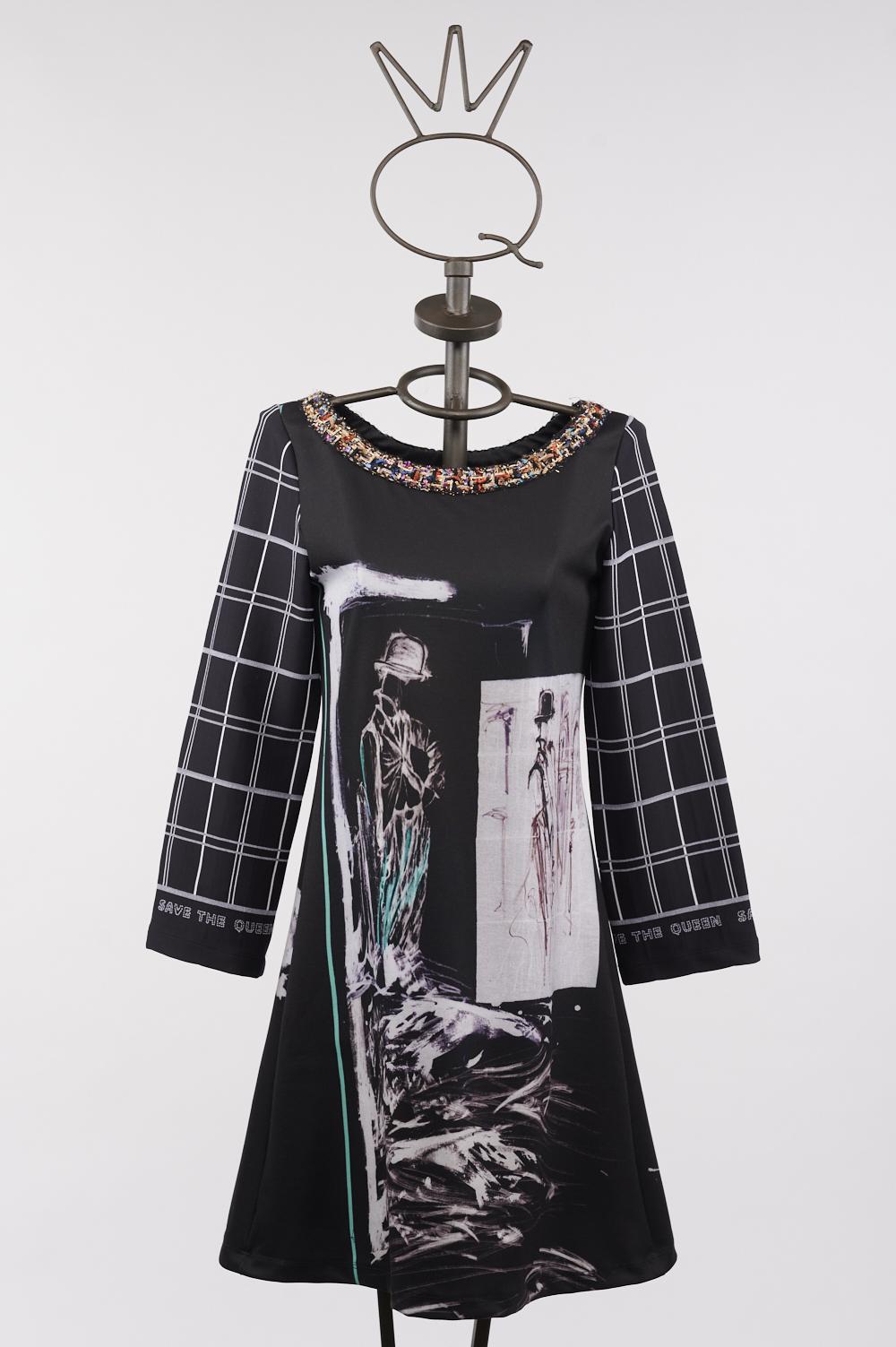 Save The Queen Vestito corto stampato Qualità Garantita
