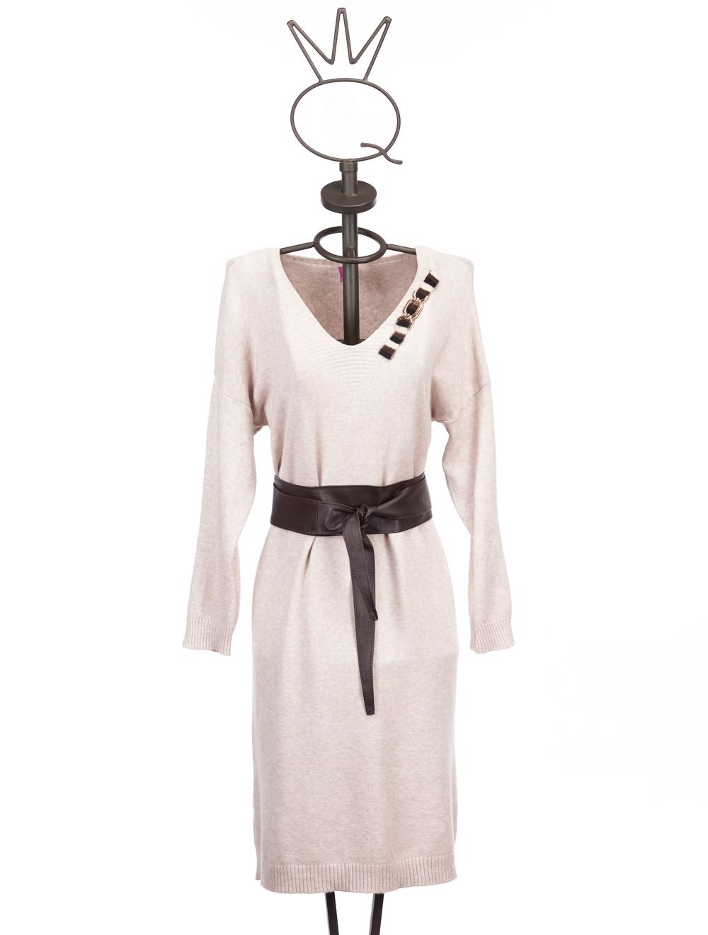Save The Queen Vestito in tricot color panna Economico