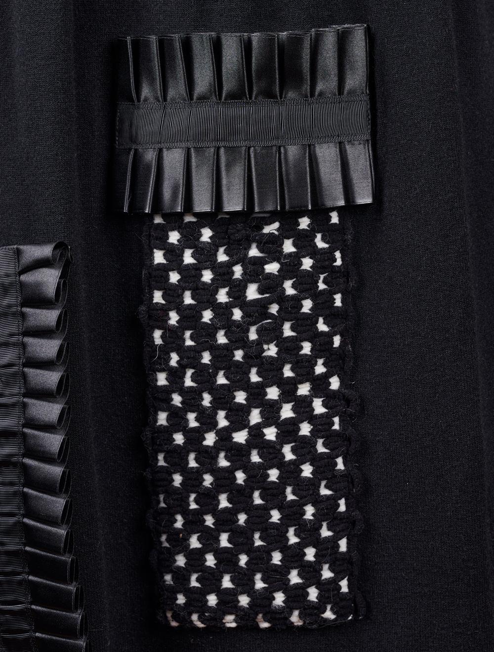 Save The Queen Abito in tricot nero Vendite Flash