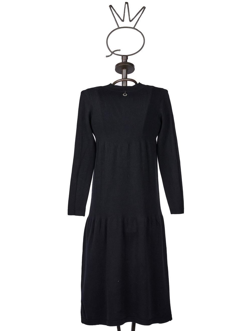 Save The Queen Abito in tricot nero Vendite Flash