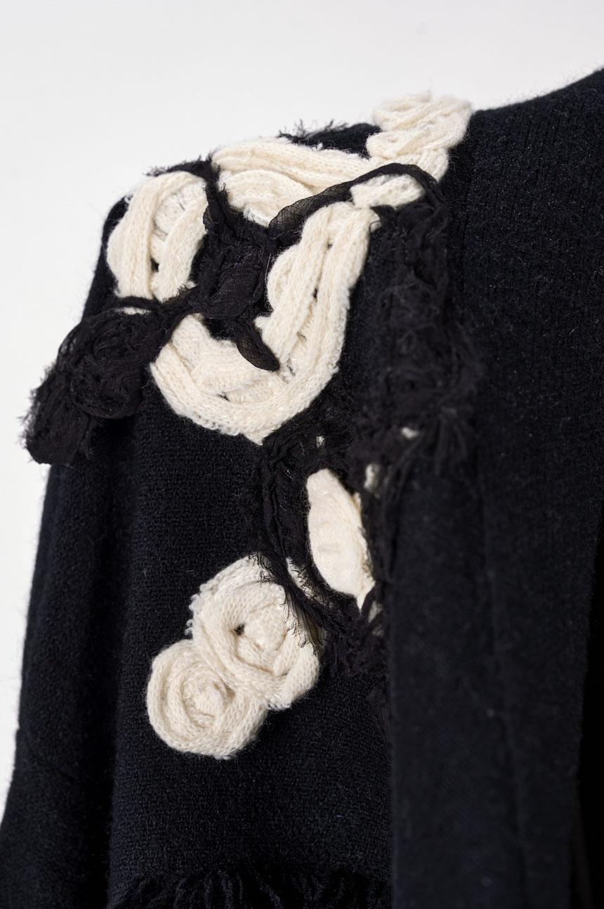 Save The Queen Cardigan lungo nero Italy