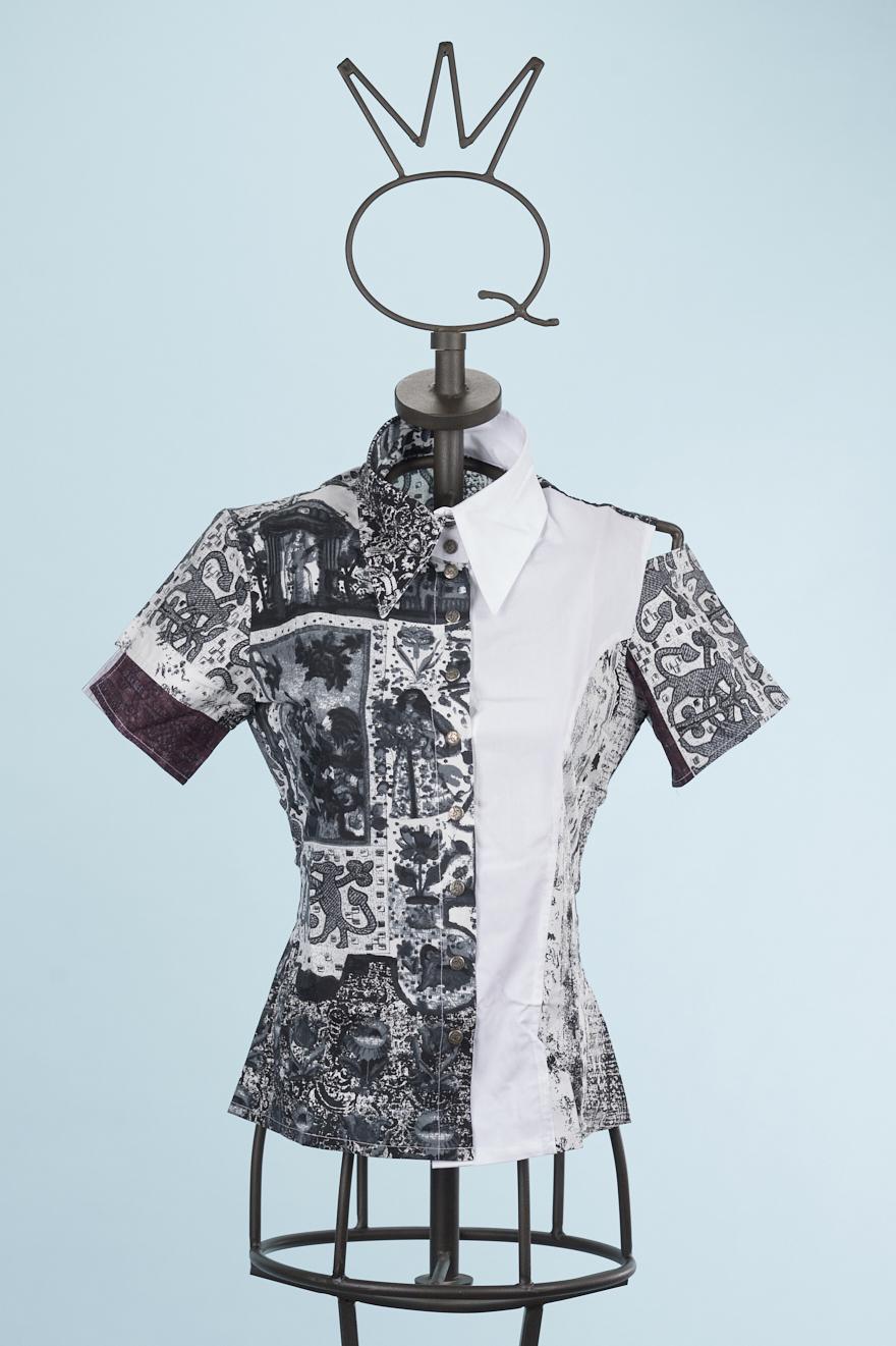 Save The Queen Camicia stampata in cotone Fino Al -60%