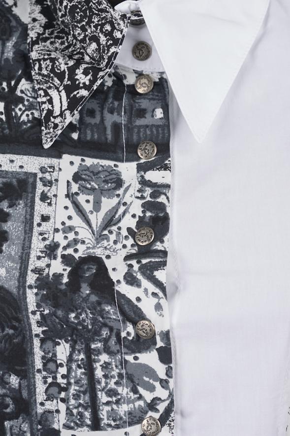 Save The Queen Camicia stampata in cotone Fino Al -60%