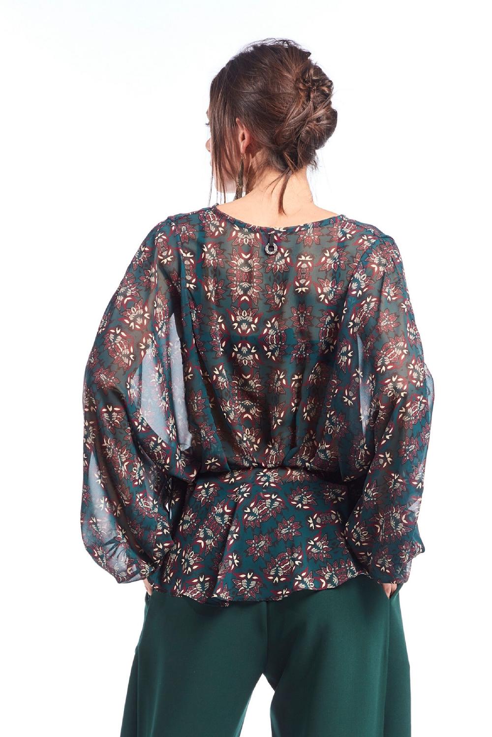 Save The Queen blusa con stampa floreale In Vendita