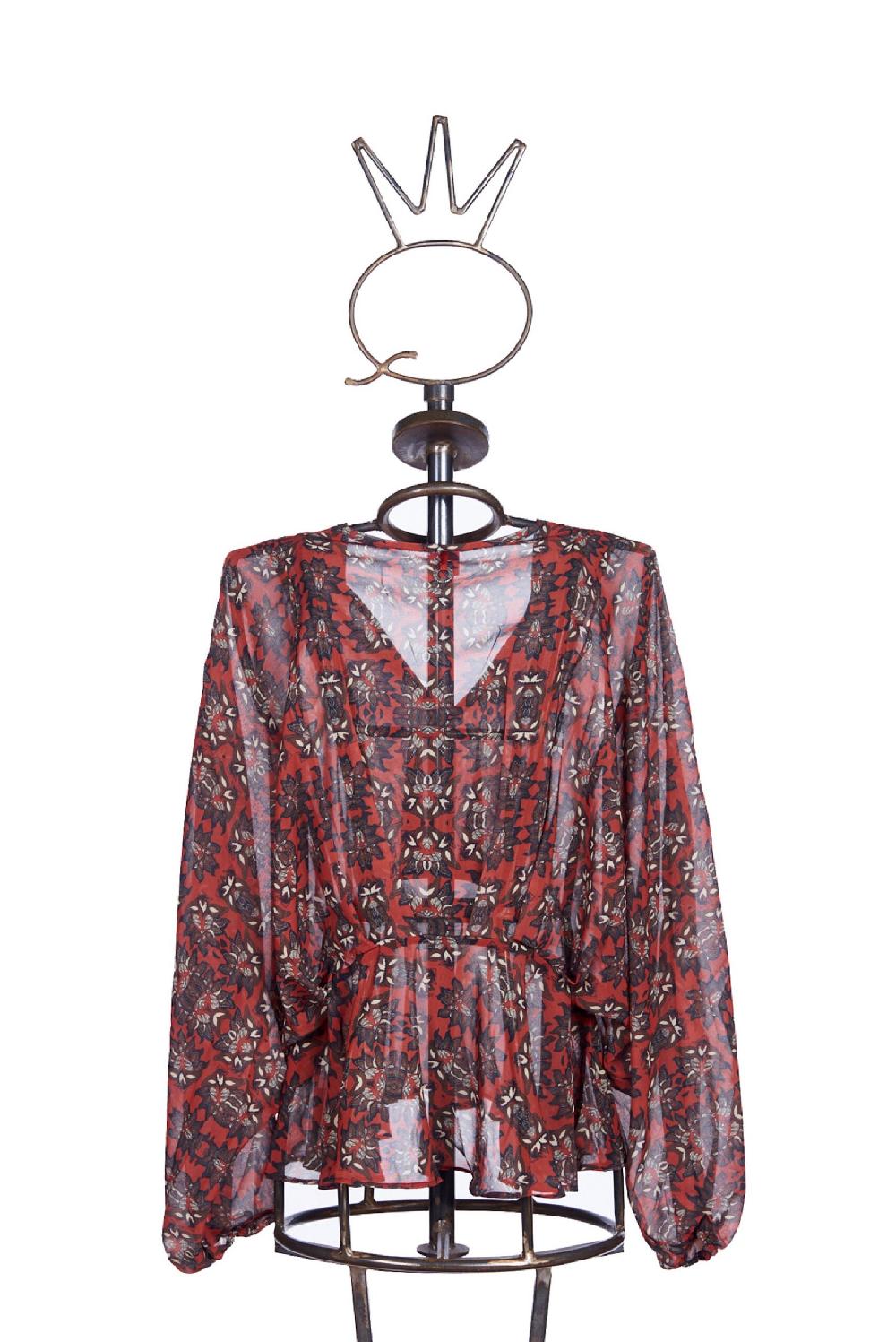 Save The Queen blusa con stampa floreale Saldi