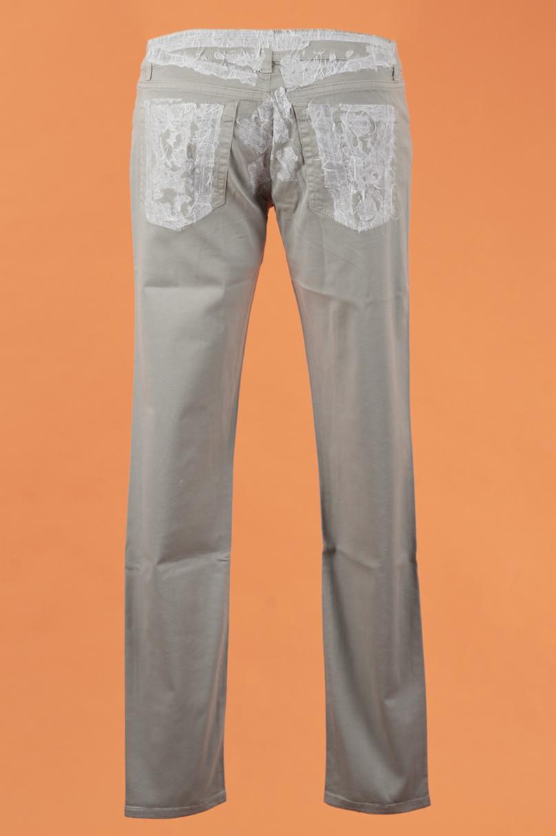 Save The Queen Jeans in cotone ricamato Saldi