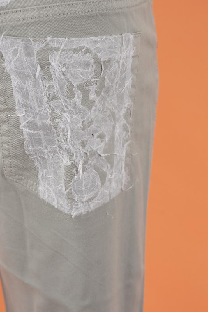 Save The Queen Jeans in cotone ricamato Saldi