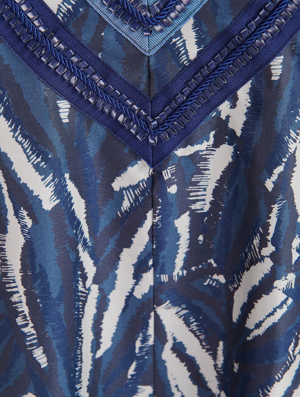 Save The Queen Tuta con stampa camouflage blu In Linea