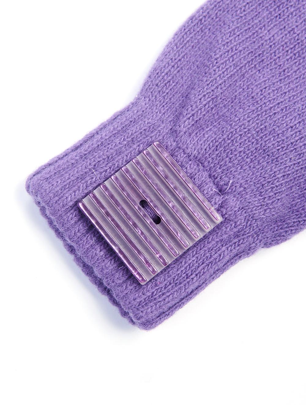 Save The Queen guanti in maglia con applicazione in madreperla Saldi