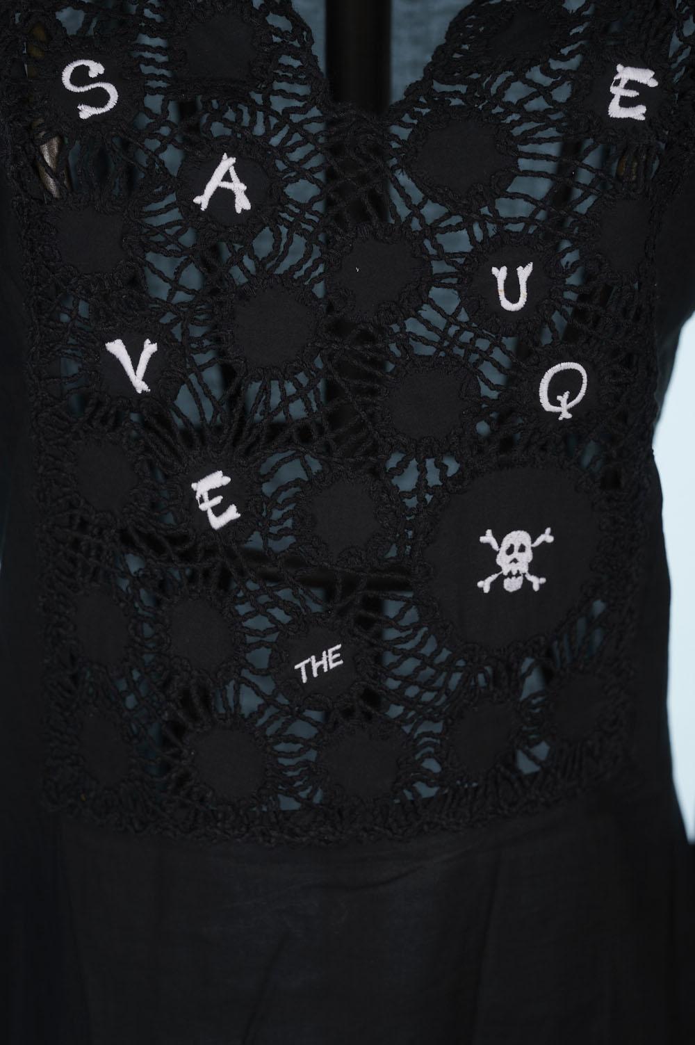 Save The Queen Camicia lunga in cotone Acquista Ora