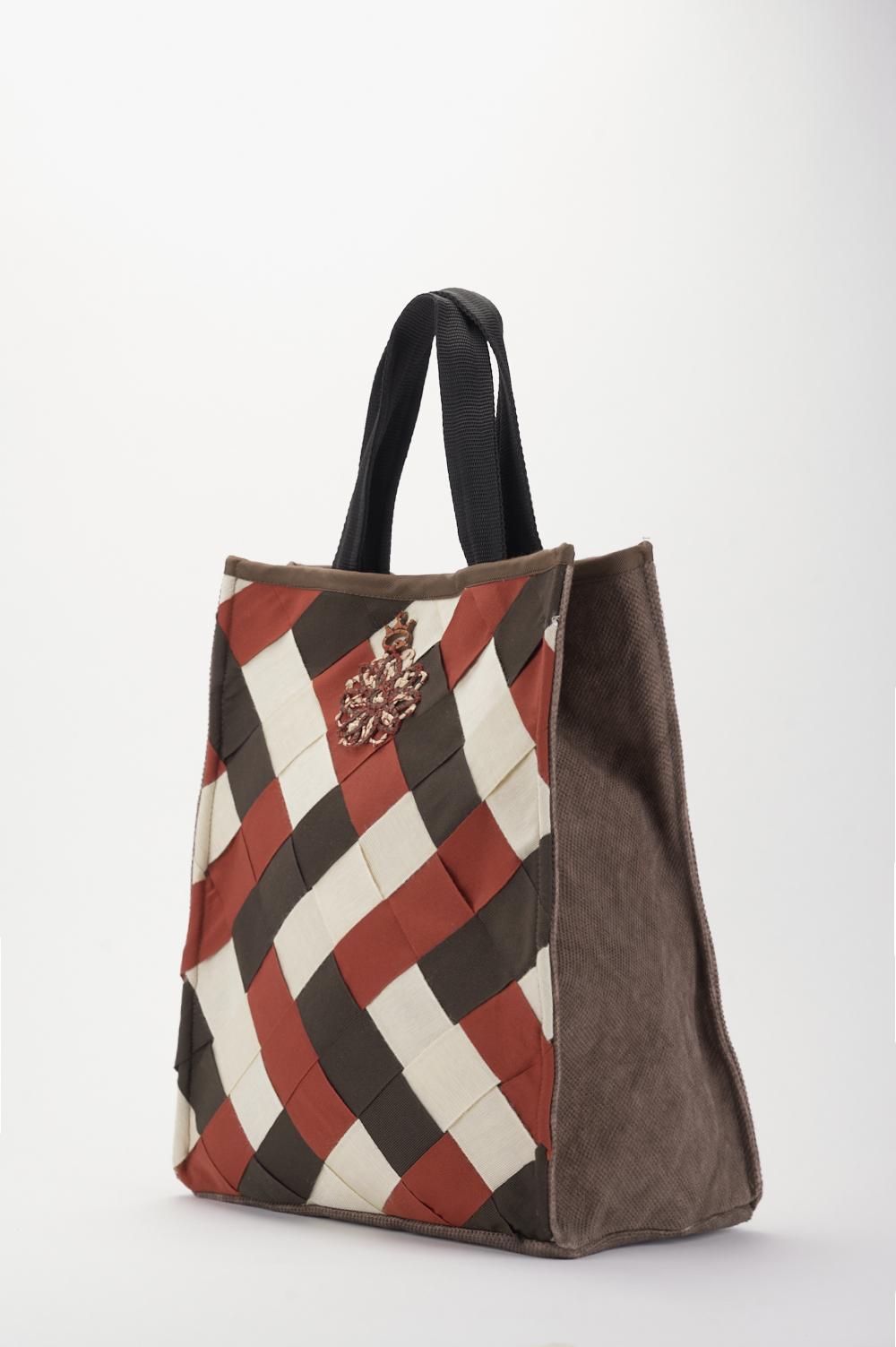 Save The Queen Borsa in canvas di cotone Novità