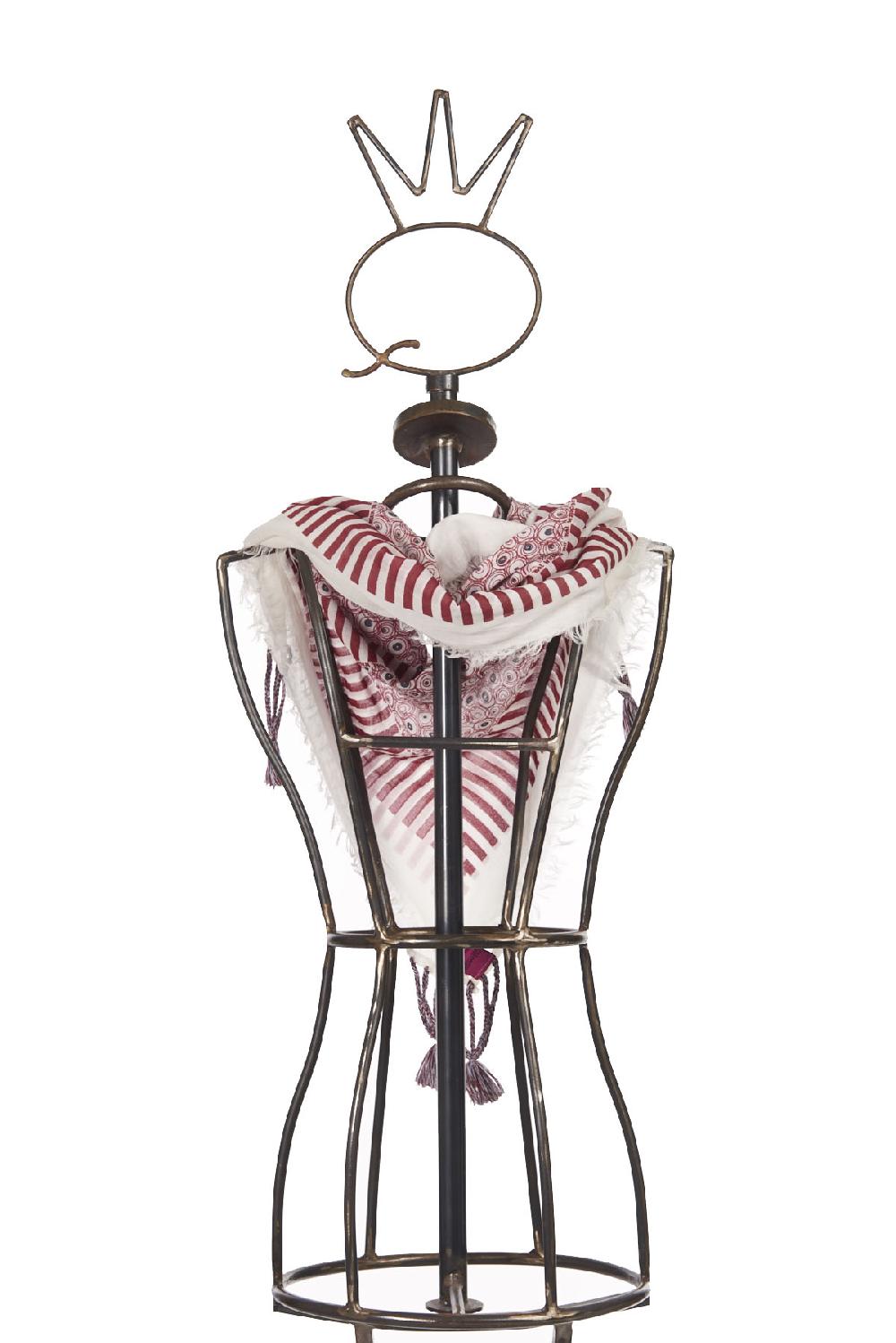 Save The Queen Sciarpa stampata in cotone Online
