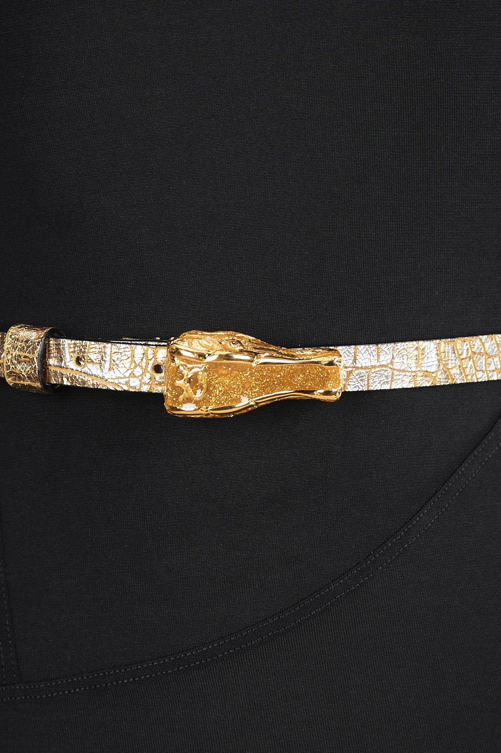 Save The Queen Cintura in pelle con fibbia in metallo Nuovo