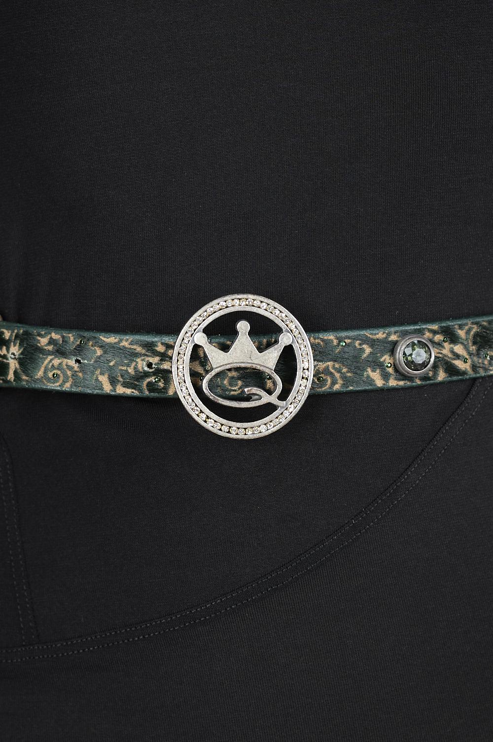 Save The Queen Cintura in pelle con fibbia in metallo Vendita