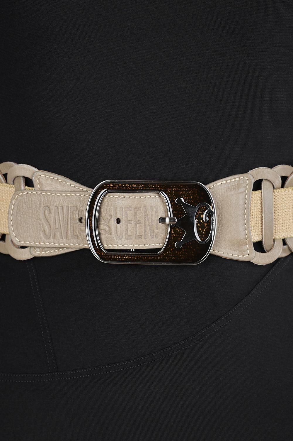 Save The Queen Cintura elastica in pelle Pezzi Unici