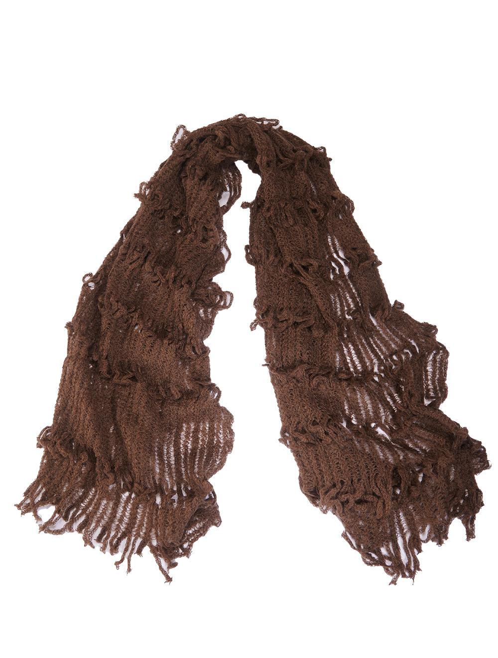 Save The Queen Sciarpa marrone in Mohair Negozi Online