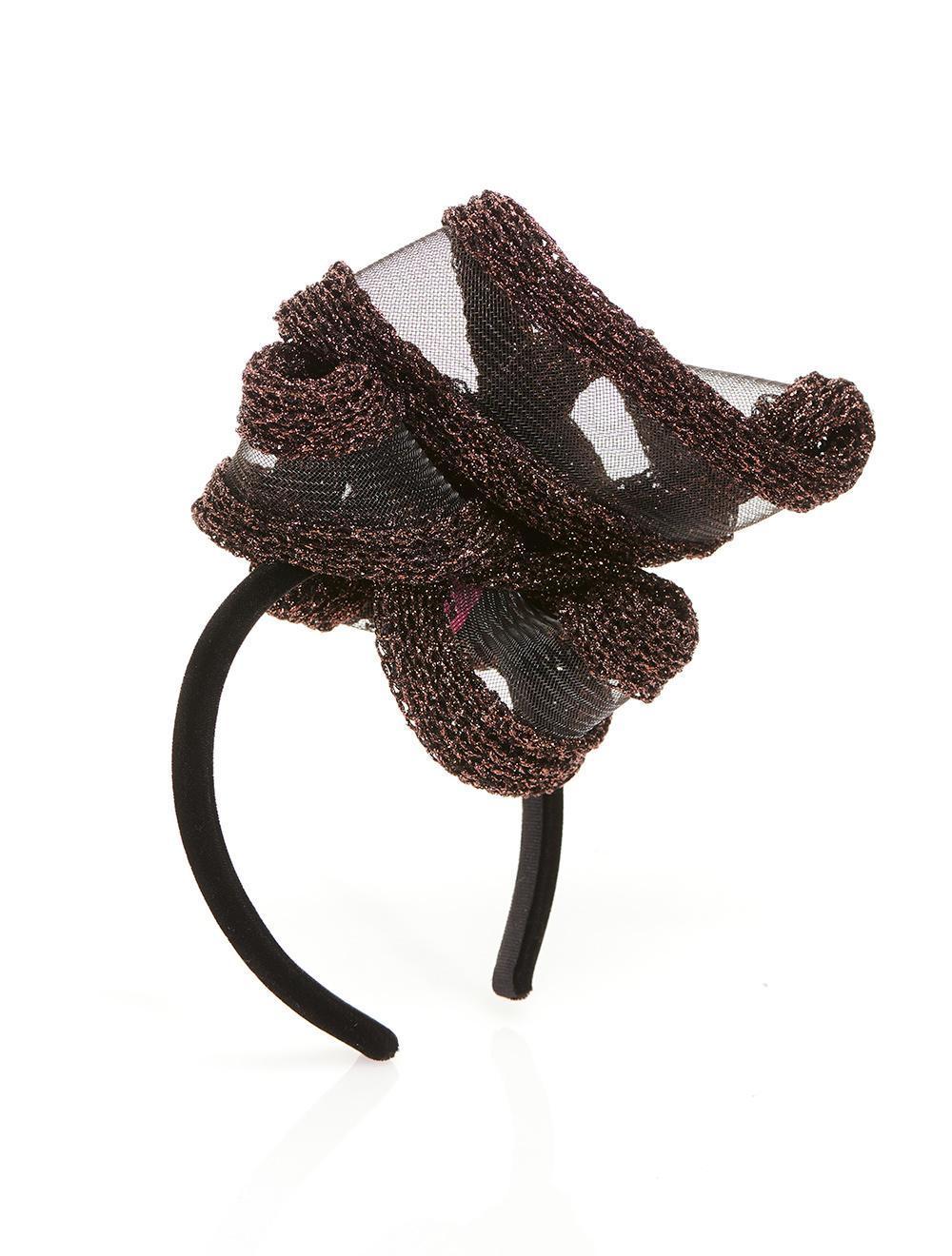 Save The Queen Cerchietto in velluto nero Sconto