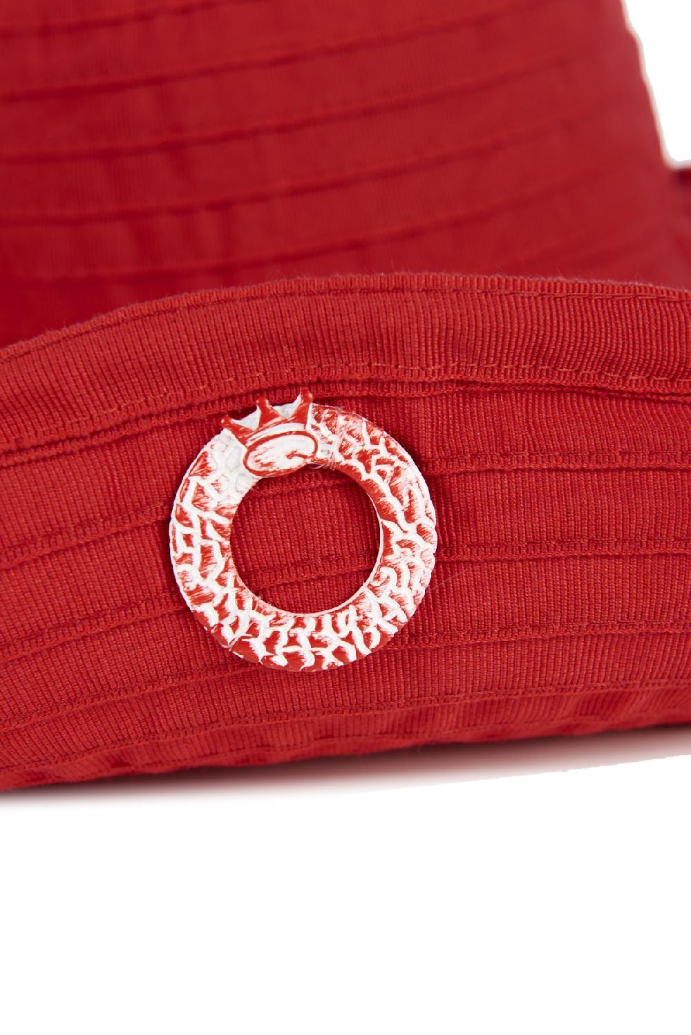 Save The Queen Cappello modellabile in tessuto rosso Outlet