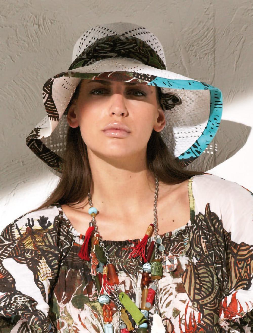 Save The Queen Cappello bianco in carta tessile con decorazione Hotsell