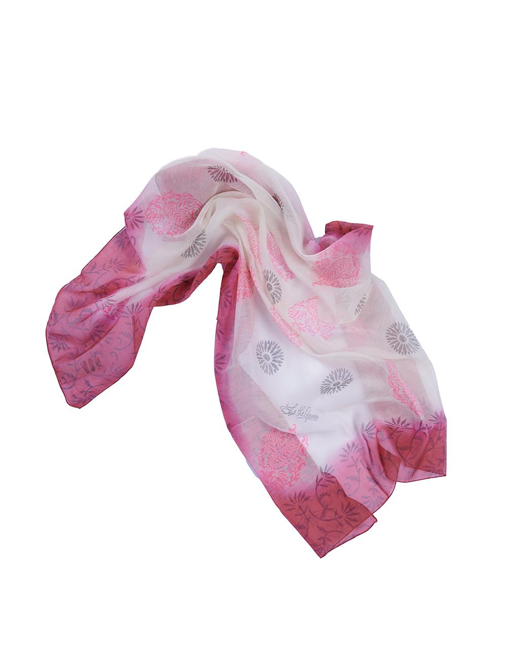 Save The Queen Foulard in seta e cotone a fantasia floreale Qualità Garantita