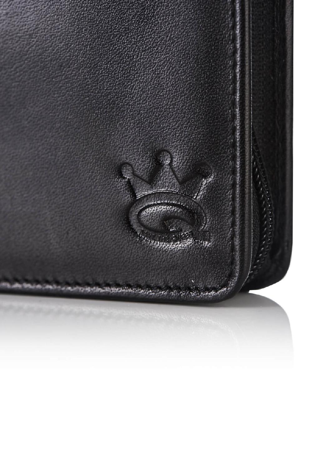 Save The Queen Agenda in pelle Presa