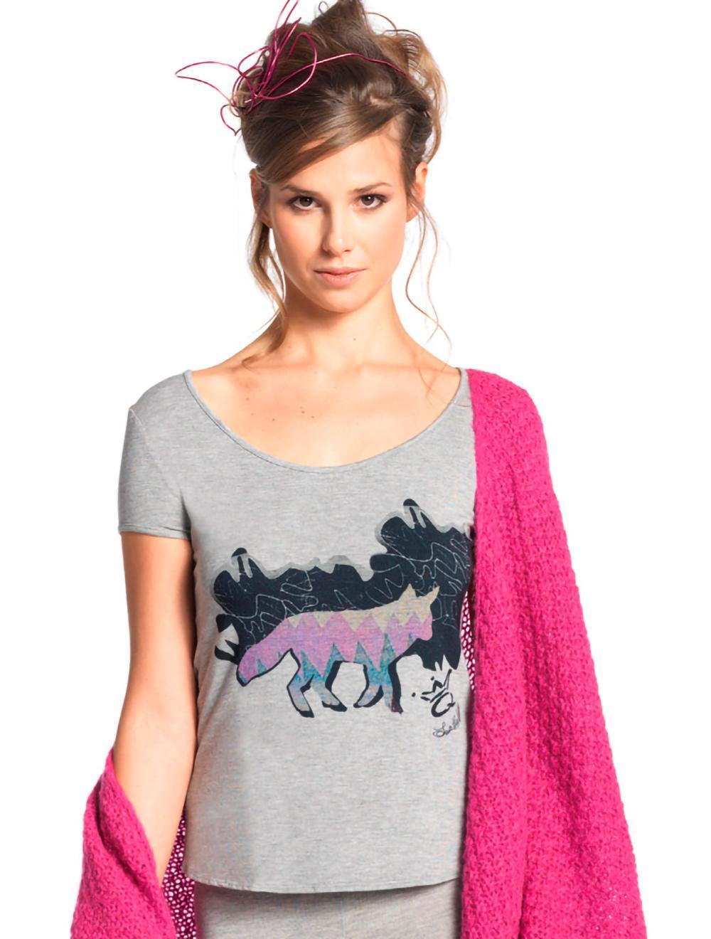 Save The Queen Set t-shirt grigia con leggings Italia